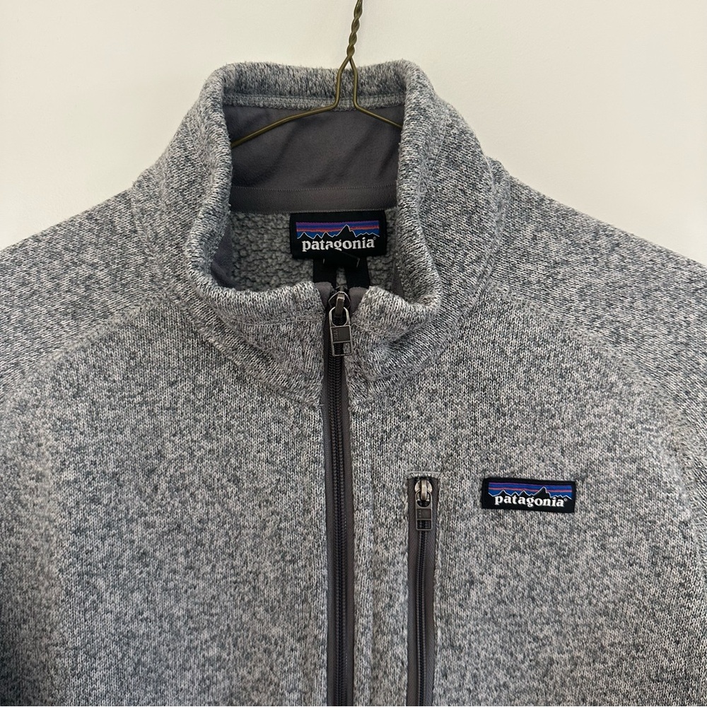 Patagonia Grey Full Zip Sweater Men’s sz L
